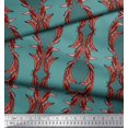 thumbnail image 3 of Soimoi polyester Crepe Fabric Stripe & Ogee Damask Decor Fabric Printed Yard 42 Inch Wide, 3 of 3