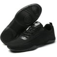 thumbnail image 4 of Cheer Shoes Women White Black Cheerleading Dance Sneakers for Cheer Practice and Competition, Athletic Flat Walking Tennis Shoes for Adults, 4 of 14