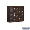 thumbnail image 1 of SalsburyIndustries 19145-14ZSC Cell Phone Storage Locker With Front Access Panel - 4 Door High Unit, Bronze, 1 of 1