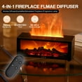 thumbnail image 3 of Fireplace Flame Diffuser  9.47oz Cool Mist Air Humidifier With Remote And Timer  USB Powered Aroma Diffuser With 2pcs Essential Oils  7 Color Lights  Ideal Fragrance For Home  Office  Per, 3 of 6