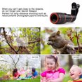 thumbnail image 4 of Tholdsy Universal Professional Clip-on Phone Camera Lens Lenses Magnification Clip 12X Accessory Telephoto Photography with Set Type3 NO3, 4 of 6