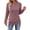 Wine, variant on SUNBS Women's Long Sleeve Tunic Blouses Fall Button Side Ruched Shirts Crewneck Casual Tops Fashion Clothes