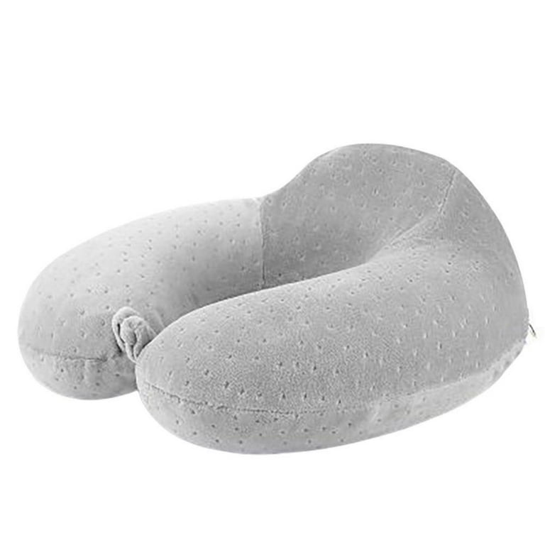 Memory Foam Travel Pillow Neck Pillow for Pain Relief Sleeping