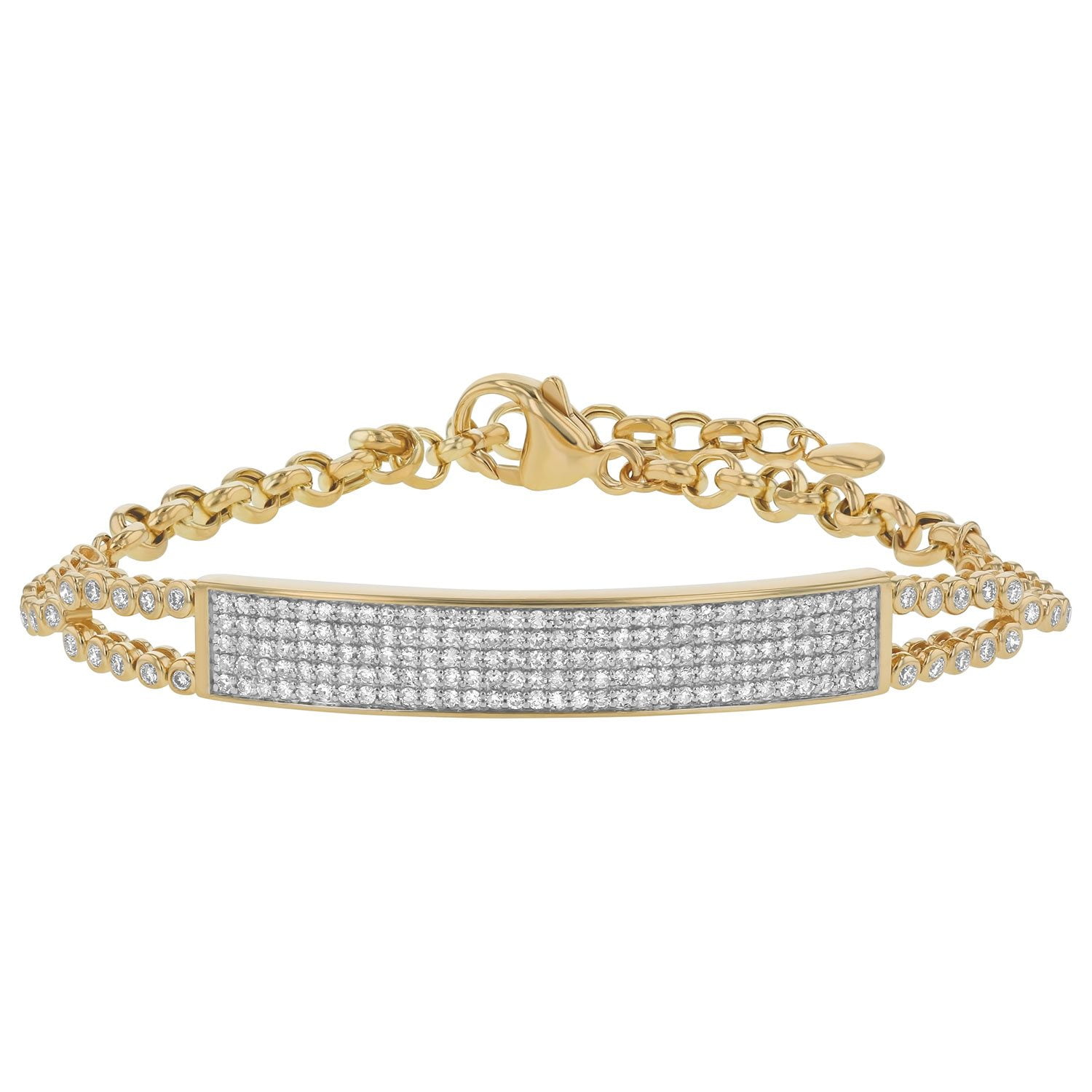 0.45 CT. T.W. Diamond Fashion Bracelet in 14K Yellow Gold