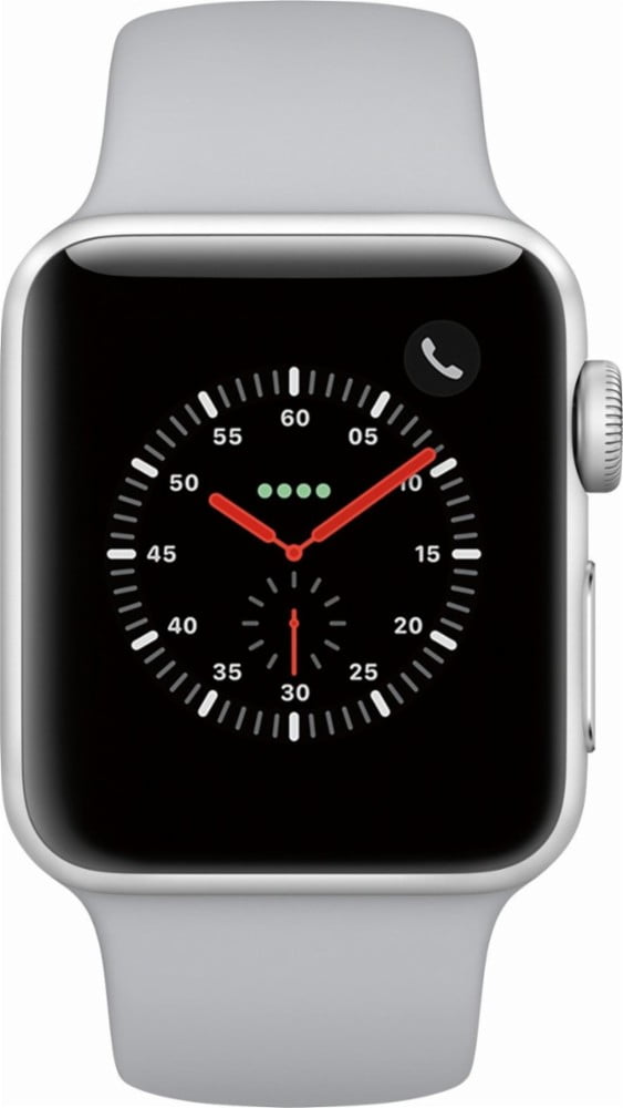 Apple Watch Series 3 GPS + Cellular - 38mm - Sport Band - Aluminum 