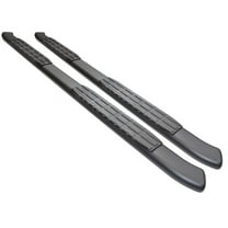 Ionic 4" Curved Black Nerf Bars Fit 15-26 F150/22-26 Lghtng/17-26 Raptor SuperCrew, 17-26 F250-F550 Crew