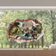 thumbnail image 3 of 3PCS 3D Broken Giant Dinosaur Wall Sticker, Simulation Crack Hole Dinosaur Wall Decal, Self-Adhesive Jurassic World Cracked Smashed Wall Decor Mural f, 3 of 4