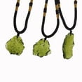 thumbnail image 1 of Moldavite  Necklace Irregular Stone Pendant Natural  Energy Stone Necklace Gift, 1 of 8