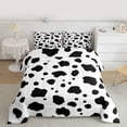 thumbnail image 2 of Feelyou Fashion Cow Print Twin Comforter Sets, Polkadots Circle Bedding Set, 2pcs, 2 of 8