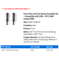 thumbnail image 2 of Front Strut and Coil Spring Assembly Set - Compatible with 2004 - 2012 GMC Canyon RWD 2005 2006 2007 2008 2009 2010 2011, 2 of 2