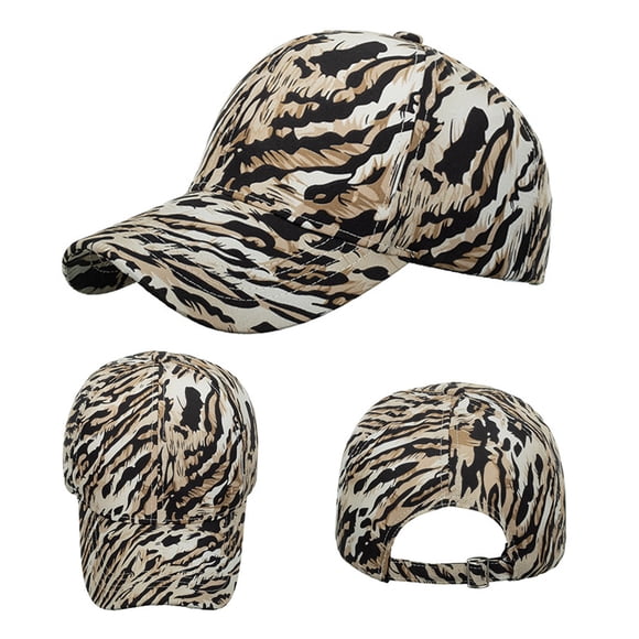 Casquette de Baseball Respirante à Rayures Tigre Sport Mode Femmes Hommes Chapeau de Soleil Hip Hop