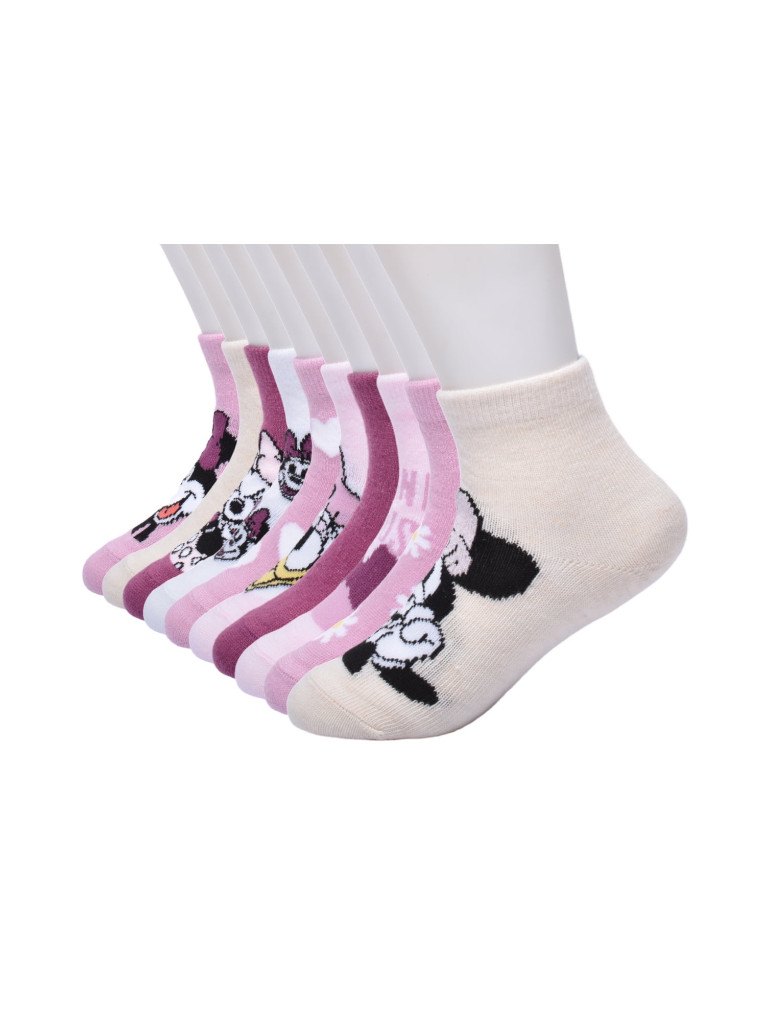 Character Toddler Ankle Socks, 10-pack, Sizes 12M- 5T
