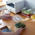 thumbnail image 2 of 1pc Bottom Filter Design Kitchen Storage Box Crisper Food Storage Box with Lid, 2 of 9