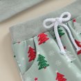 thumbnail image 6 of Okbabeha Christmas Outfit Toddler Baby Boy Girl Clothes 0 3 6 9 12 18 24Months 2t 3t Candy Cane Sweatshirt Top+Long Pants Set, 6 of 7