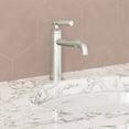 thumbnail image 4 of Avallon Single Hole, Single-Handle Sleek, Bathroom Faucet in Brushed Nickel, 4 of 11