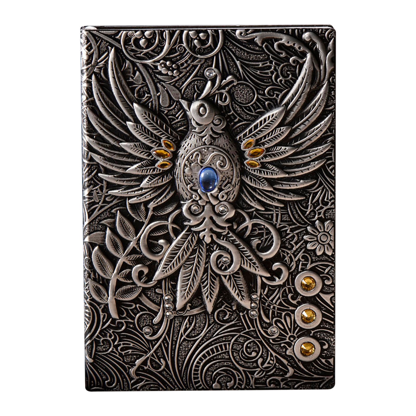 Embossed Pattern Notebook European A5 Notepad Stereo 100 Pages