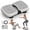 White, variant on Hlthair Mini Vibration Plate Machine For Lymphatic Drainage, Shake Plate Exercise Machine Fat Burner For Weight Loss, Portable Shaking Whole Body Workout Vibration Platform for Home Gym 1 Piece