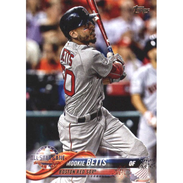 2018 Topps Update US64 Mookie Betts Boston Red Sox Baseball Card