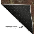 thumbnail image 5 of Addison Rugs Mayfield Premium Machine Washable Traditional Global Paprika Round Rug, 8' x 8', 5 of 6