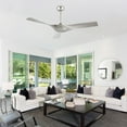 thumbnail image 4 of LEDET 52 in. 3-ABS Blades Nickel Indoor Ceiling Fan with Remote, 4 of 8