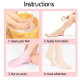 thumbnail image 5 of Moisturizing Foot Mask Exfoliating Silicone Socks,Beach Protective Socks,Silicone Socks for Dry Cracked Feet Women(2pcs white), 5 of 8