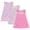 GREEN, variant on Girls Nightgowns – 3 Pack Soft Ruffle Sleeve Sleep Shirts, Brushed ITY Fabric, Floral & Heart Prints, Toddler & Big Girls Pajamas