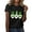 Black, variant on Aayomet St Patrick's Day Womens Tops Womens Tops Casual V Neck Short Sleeve Solid Color Basic T Shirt,Black M