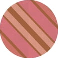 thumbnail image 1 of Ahgly Tapis Rond Lavable en Machine Intérieur Rouge Pamplemousse Transitionnel, 3 Pieds Rond, 1 of 7