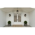 thumbnail image 3 of Quoizel Mulberry 1-Light Matte Black Outdoor Hanging Lantern, 3 of 9