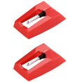 thumbnail image 3 of 160 Pcs Record Player Needle Turntable Diamond Replacement Stylus Needles for Vinyl Record Player,160 x Replacement stylus needles,red, 3 of 7