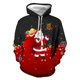 thumbnail image 1 of Nueva Navidad con capucha para hombres 3d estampado de Papá Noel sudaderas con capucha Otoño Invierno sudadera de manga larga Casual Top ropa de gran tamaño para hombres, 1 of 4