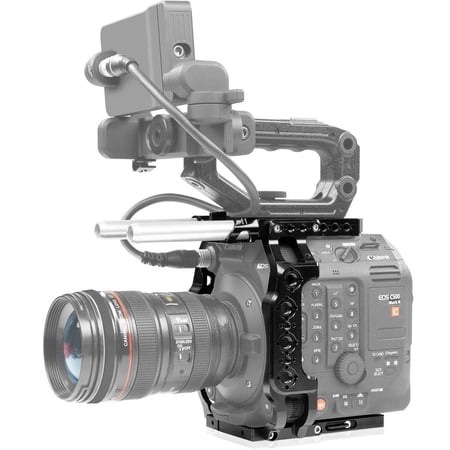 UPC: 0629266009970 | Shape Camera Cage with 2x 15mm 4  Rod for Canon C500 Mark II Camera