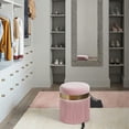 thumbnail image 2 of Otomana TOV Furniture Melody Blush con borlas de terciopelo, 2 of 7