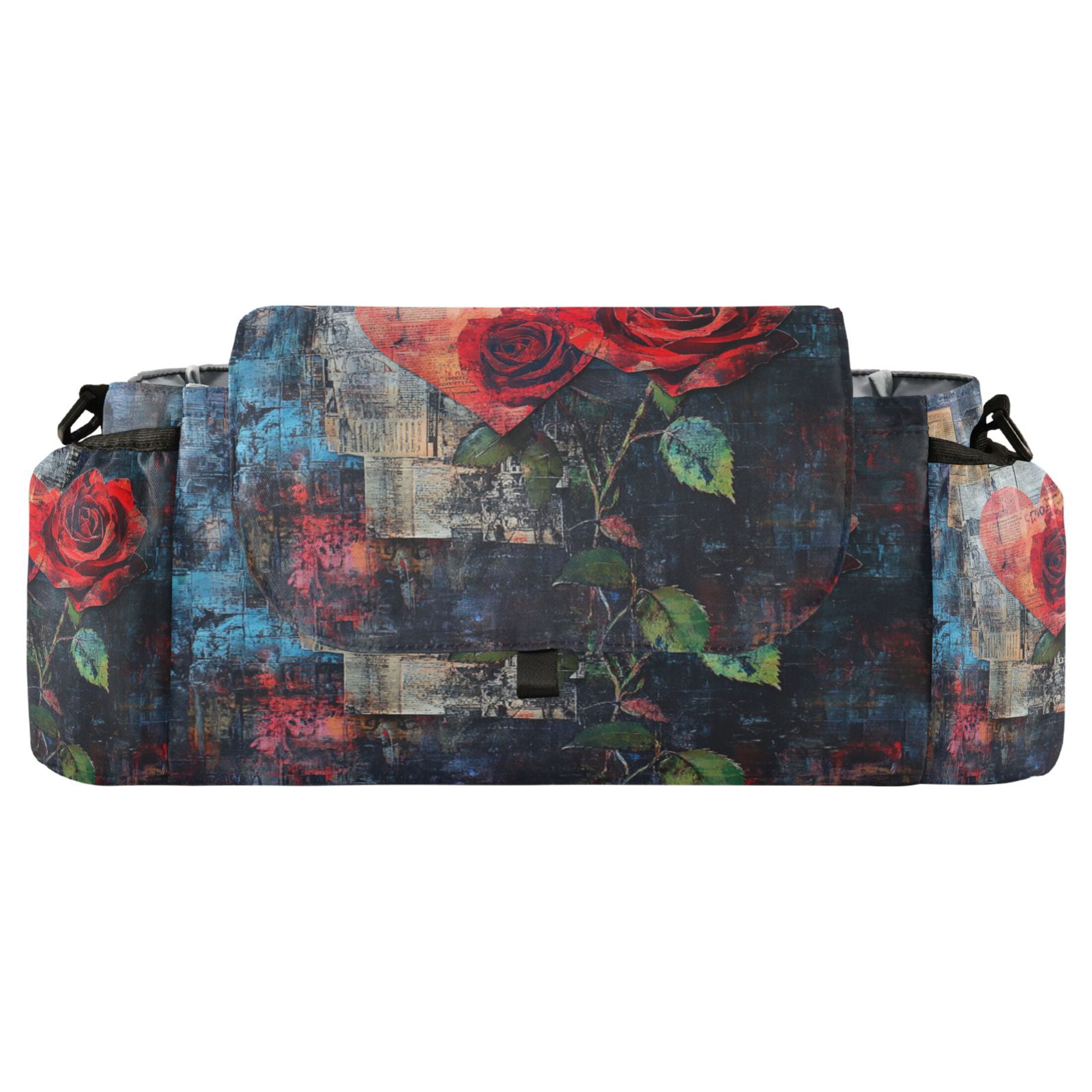 DIXRUYEE Stroller Organizer Hearts in Bloom Printed