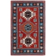 thumbnail image 2 of Safavieh Heritage Diarmait Floral Wool Area Rug, Red/Black, 6' x 9', 2 of 11