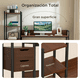 thumbnail image 4 of Escritorio Con Repisas Estudiantil Hogar Estacion Trabajo cafe 6.49 pulg X-Pross EPC01BW-C4, 4 of 7
