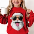 thumbnail image 2 of OGLCCG Boys Girls Christmas Sweater Santa Claus Long Sleeve Knitted Crewneck Sweaters Soft Casual Pullover Jumper Tops Size 5-15, 2 of 8