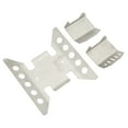 thumbnail image 4 of Chassis Armor Stainless Steel Skid Plate Axle Protector for 1/6 Scx6 AXI05000 Car Upgrade Parts, 4 of 8