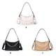 thumbnail image 5 of Qarigey Regalos prácticos Bolso de moda con amplia aplicación y bolso bandolera con correa ajustable Bolsas de mensajero y de hombro negro, 5 of 6