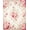 Pink, Pattern 3, variant on ODIKA 4'x6' Machine Washable Non-Slip Area Rug, Pink Rose Bouquet Floral Style High Traffic Rug, Pink, 121730