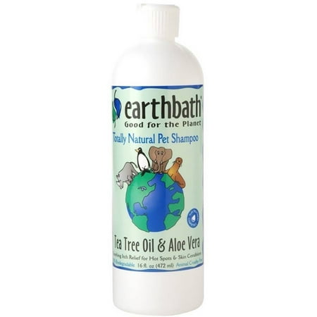 Earthbath Tea Tree Oil and Aloe Vera Shampoo, 16 fl oz
