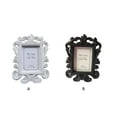 thumbnail image 4 of Marco de fotos pequeño Minnieouse de ramas barrocas clásicas decorativas retro de boda en Blanco y Negro Type7 NO7, 4 of 6