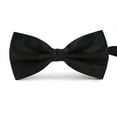 thumbnail image 1 of Mens Solid-Color Bow Tie Double Layer Bow Tie for Wedding, Fashionable Ba..., 1 of 8
