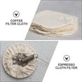 thumbnail image 2 of ifundom 20-Pack Coffee Strainer Cloths Cotton Beige Reusable Filters for Coffee Brewing, 2 of 5