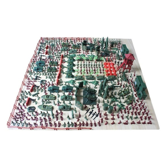 575 Piece Soldier Playset Army Men Play Army Action Figures Battle Group Deluxe