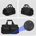 thumbnail image 4 of NCY Tactical 12" Tool Tote for Men, Wide Mouth Tool Bag, Collapsible Tool Tote, Heavy Duty Tool Tote Bag For Men/Women, Portable Electrician Tool Organizer Handbag (Black), 4 of 8