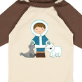 thumbnail image 4 of Inktastic Eskimo Boy Cute Alaska Boys Long Sleeve Baby Bodysuit, 4 of 5