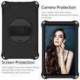thumbnail image 2 of Fire HD 10 Case 9th/7th/5th Gen (2019/2017/2015 Release) Tablet Case, Dteck Hybrid Shockproof Rubber Kids Friendly Protection Hard 360 Rotatable Built-in Kickstand Cover, Black, 2 of 4