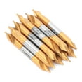 thumbnail image 4 of High Speed Steel Center Drill Bit 10Pcs Center Drill Bit  High Speed Steel  Plated Straight Shank Drilling Tool, 4 of 8