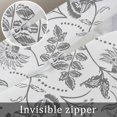thumbnail image 6 of Vintage Farmhouse Paisley Plant Leaf King Size Pillow Cover, Pillowcase Protectors with Zipper, Breathable Decorative Throw Pillow Case Cover, Pillow Shams for Couch Sofa 20x36Inch, 6 of 7